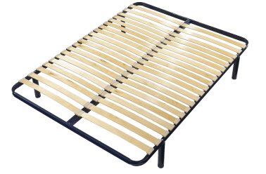 Sommier cadre double 20 lattes multiplis - 160x200