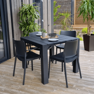 Table Milano QUADRILATERO 90x98cm - version fixe