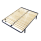 Sommier cadre double 20 lattes multiplis - 160x200